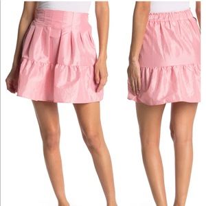 Topshop Taffeta Lantern Mini skirt